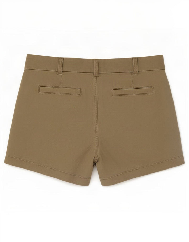 J. Crew Damen Chinoshorts US 8 Medium W32 Beige Baumwolle