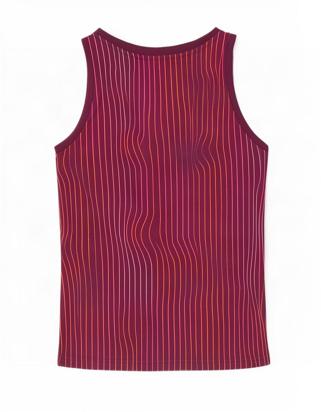 Adidas Herren Grafikweste Top XS Burgunderrot gestreift Polyester
