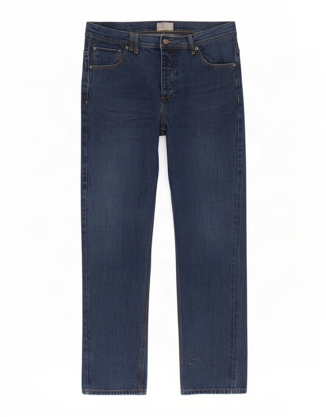 Bench Herren Straight Jeans W38 L32 Blaue Baumwolle