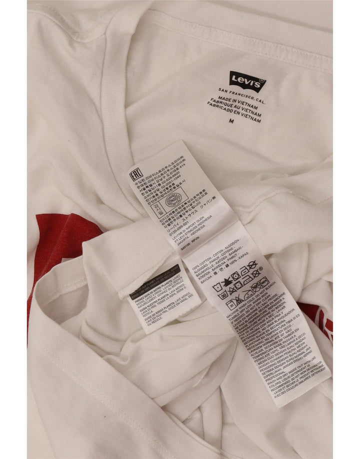 Levi's Herren-T-Shirt mit Grafik, mittelweiße Baumwolle