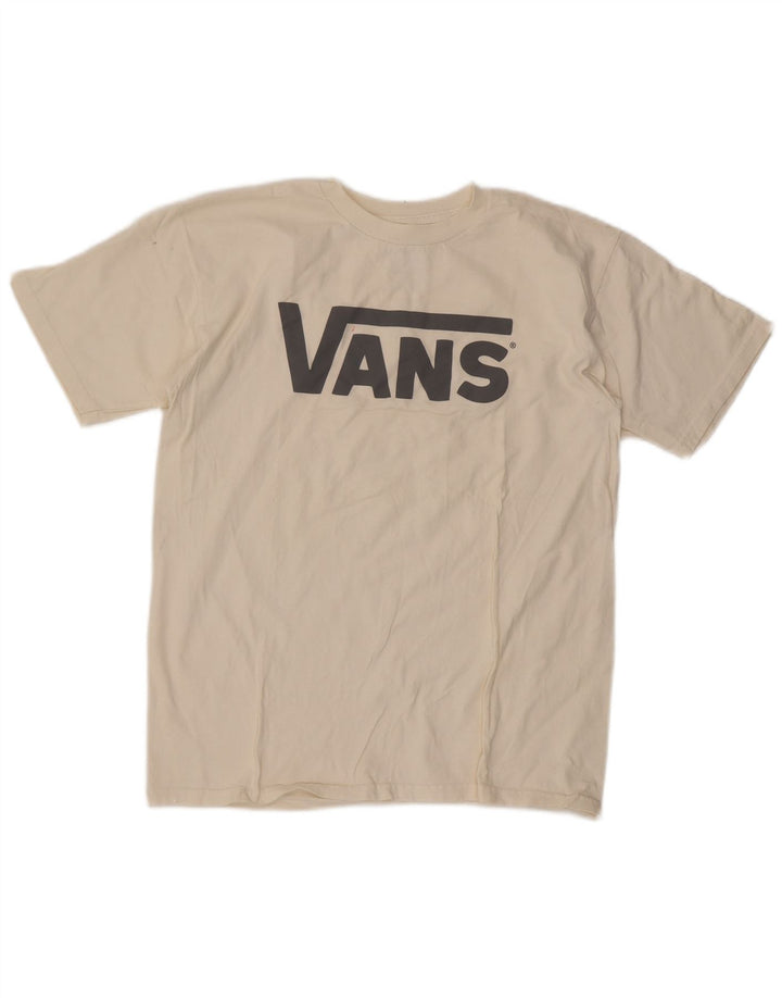 Vans Herren-T-Shirt mit Grafik, mittelweiße Baumwolle