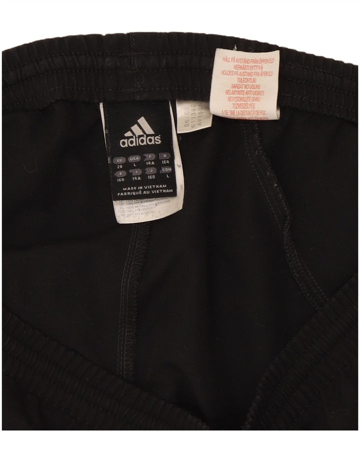 Adidas Sportshorts für Jungen, 13–14 Jahre, schwarzes Polyester