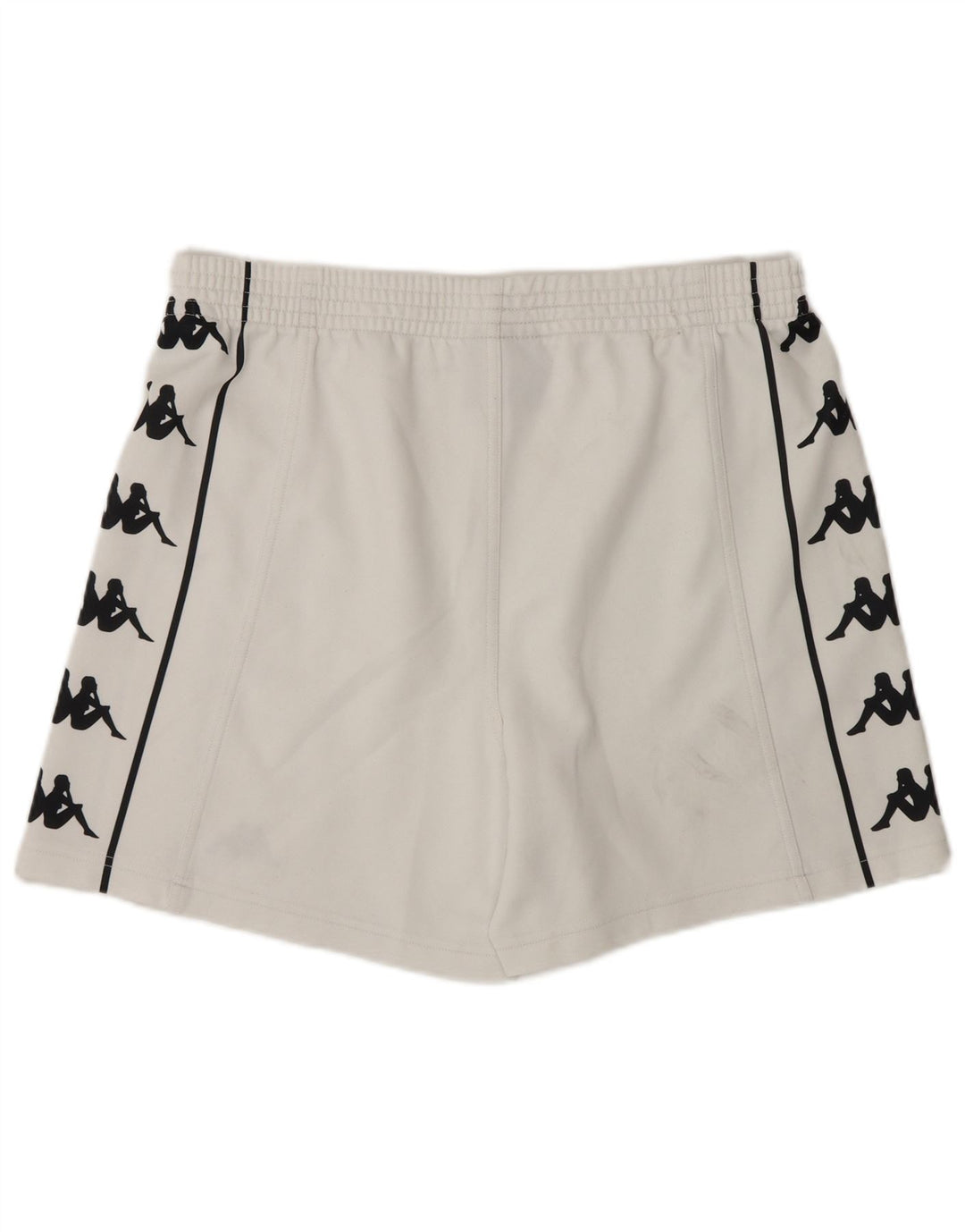 Kappa Herren Graphic Sport Shorts Large Weiß Polyester