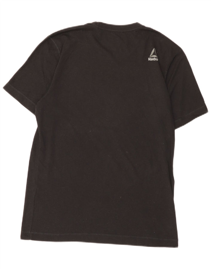 Reebok Herren Graphic T-Shirt Top Small Schwarz