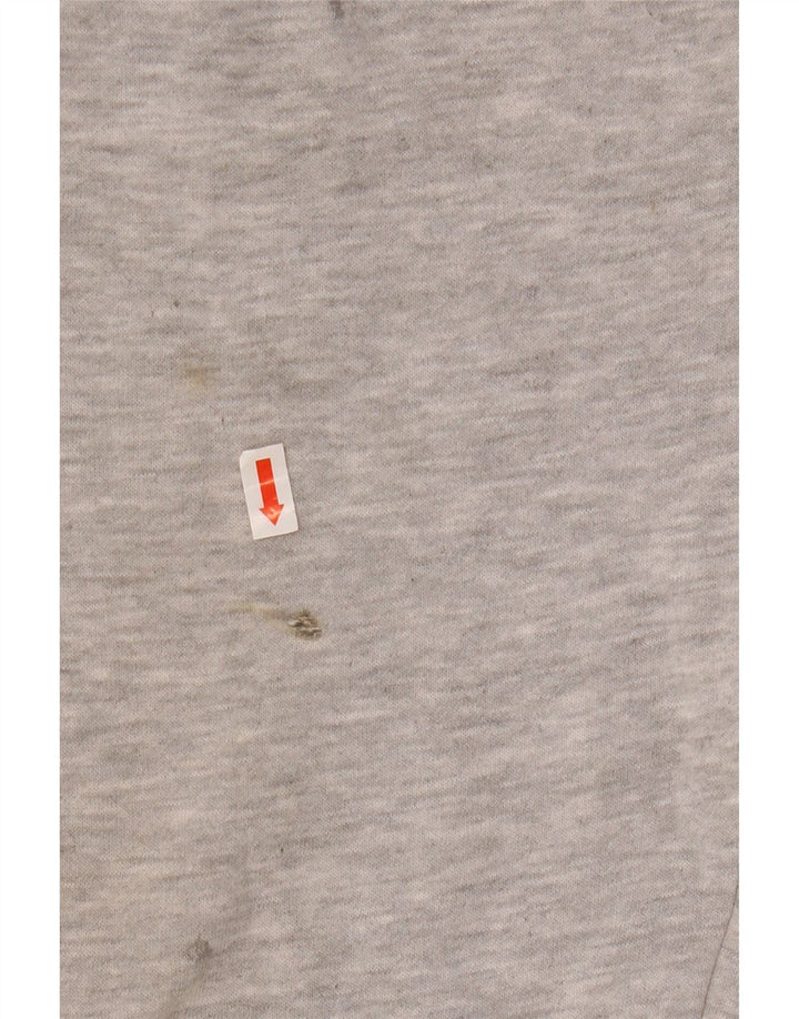 Kappa Herren-Trainingshose mit grafischem Muster, große graue Baumwolle