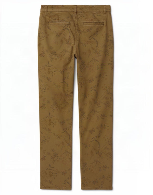 Marks & Spencer Damen Chinohose UK 12 Medium W30 L30 Khaki Floral