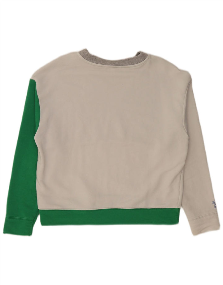 Tommy Hilfiger Damen Grafik-Sweatshirt-Pullover UK 14 Medium Mehrfarbig