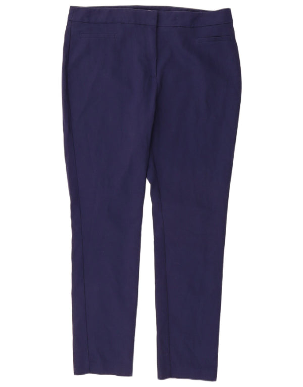 Marks & Spencer Damen Slim Freizeithose UK 16 Large W34 L28 Marineblau