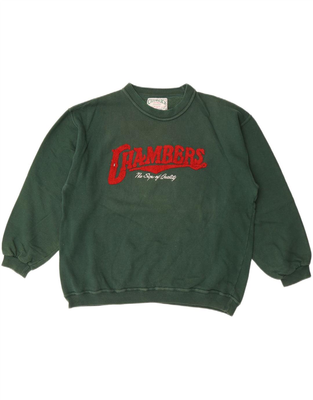 Chambers Herren-Sweatshirt mit Grafik, groß, grüne Baumwolle