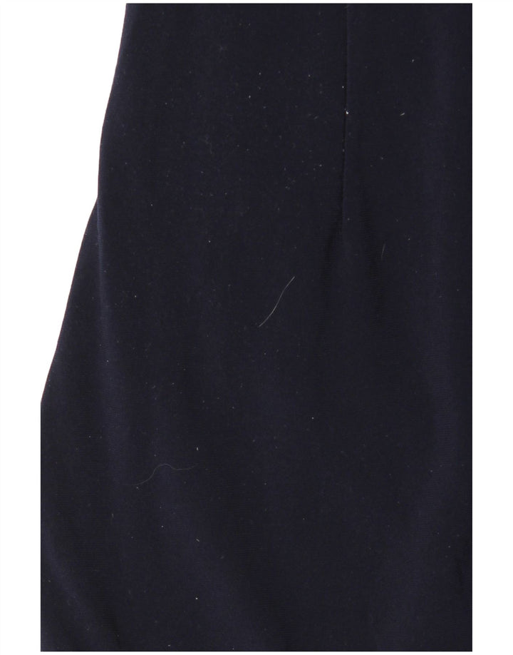 Ralph Lauren Damen Etuikleid US 6 Medium Marineblau Polyester