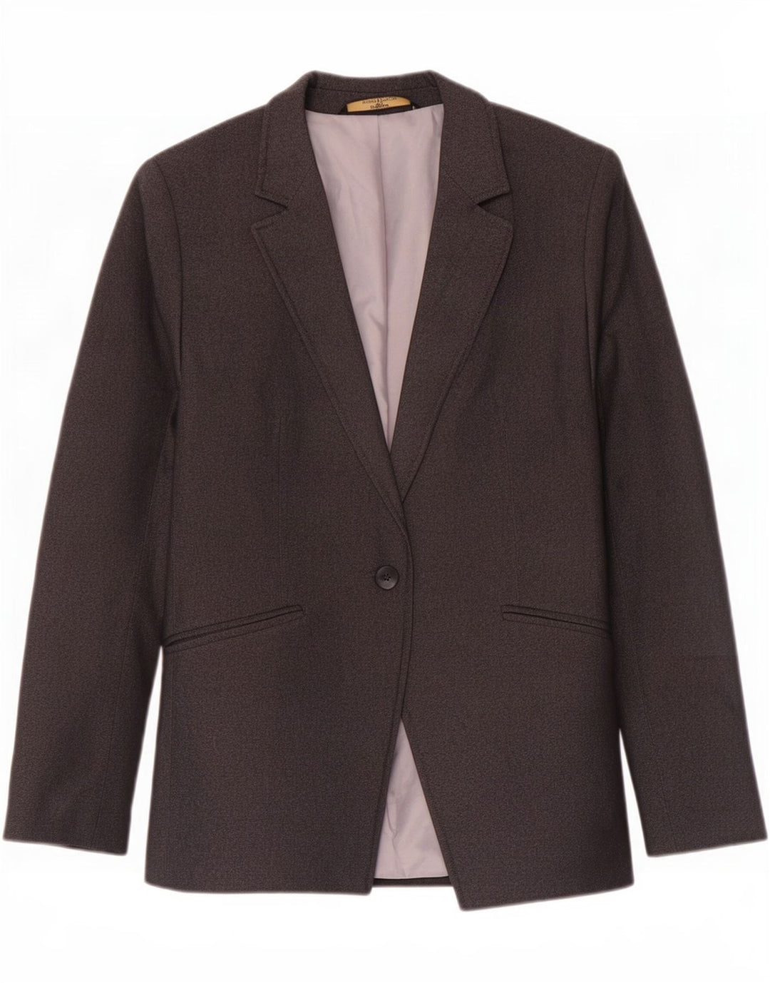 Marks & Spencer Damen St. Michael 1 Button Blazer Jacke UK 14 Large Grau