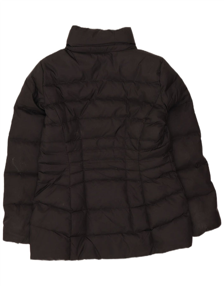 Calvin Klein Damen Wattierte Jacke UK 10 Small Schwarz Polyester