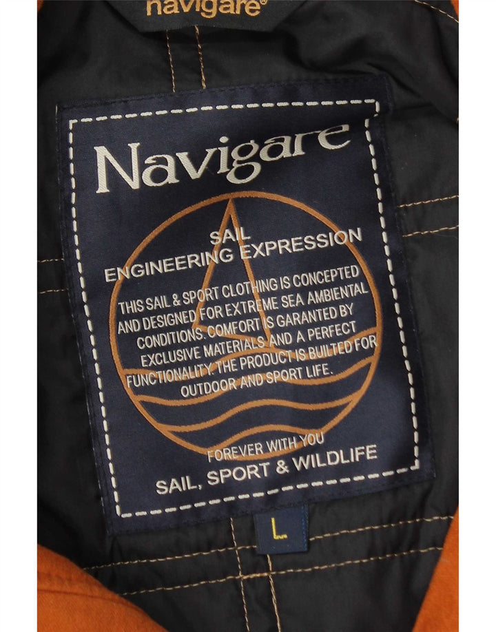 Navigare Herren Windjacke UK 40 Large Braun