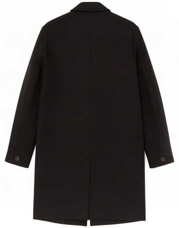 Zara Herrenmantel UK 34 XS Schwarz Polyester