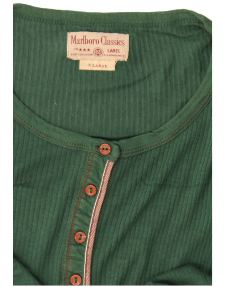 Marlboro Classics Damenoberteil, Langarmshirt UK 18 XL Grün