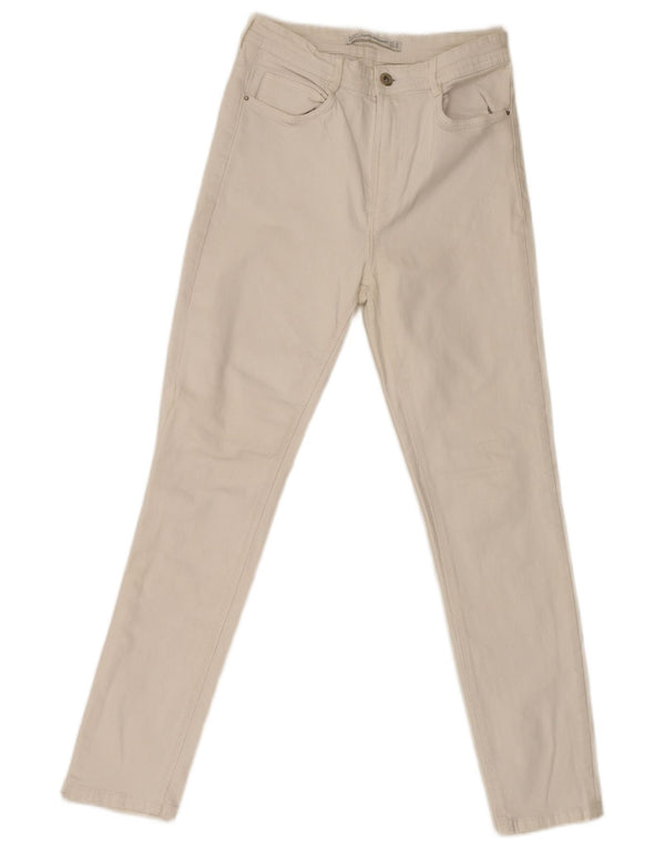Zara Damen Trafaluc Skinny Jeans EU 38 Small W28 L27 Weiße Baumwolle