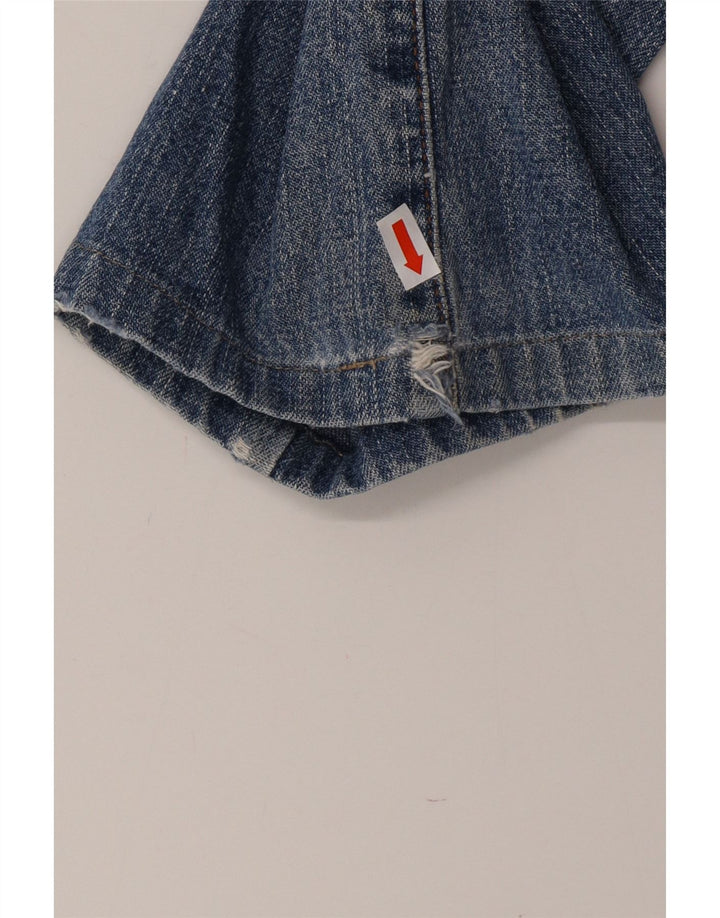 CALVIN KLEIN Damen Straight Jeans US 7 Medium W30 L28 Blaue Baumwolle