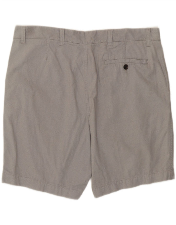 Marks & Spencer Herren Chinoshorts W38 XL Grau Baumwolle