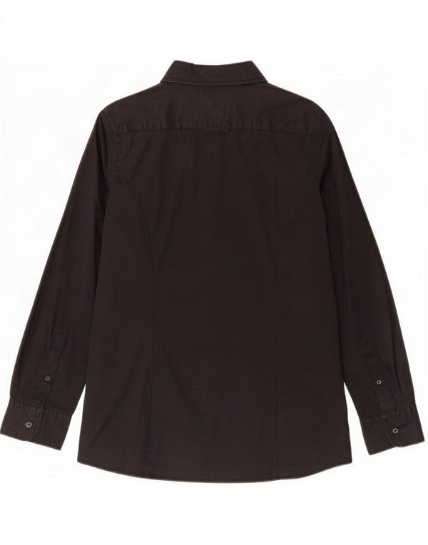 Gaastra Damen-Hemd UK 16 Large aus schwarzer Baumwolle