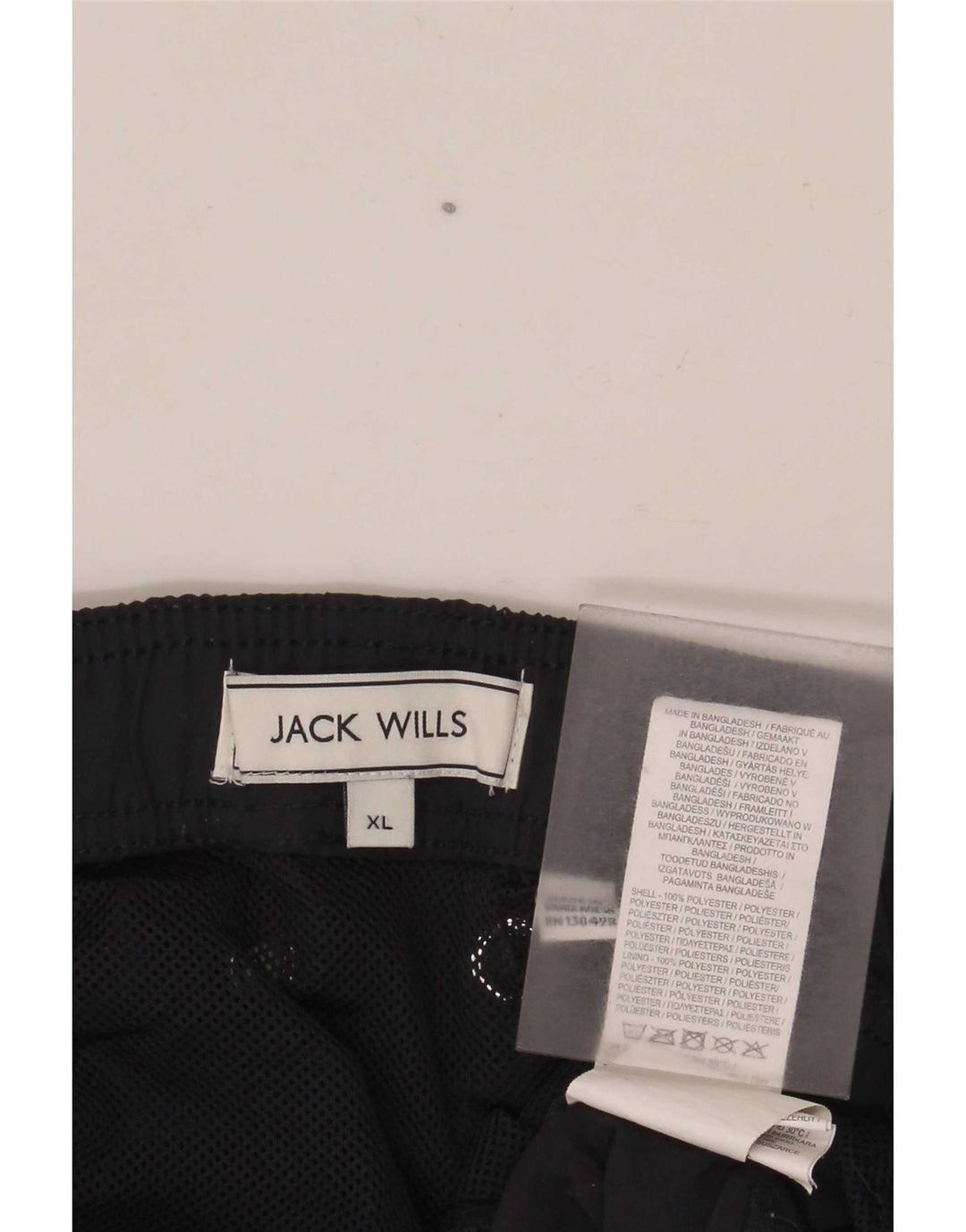 Jack Wills Herren-Badeshorts XL, Marineblau, Polyester
