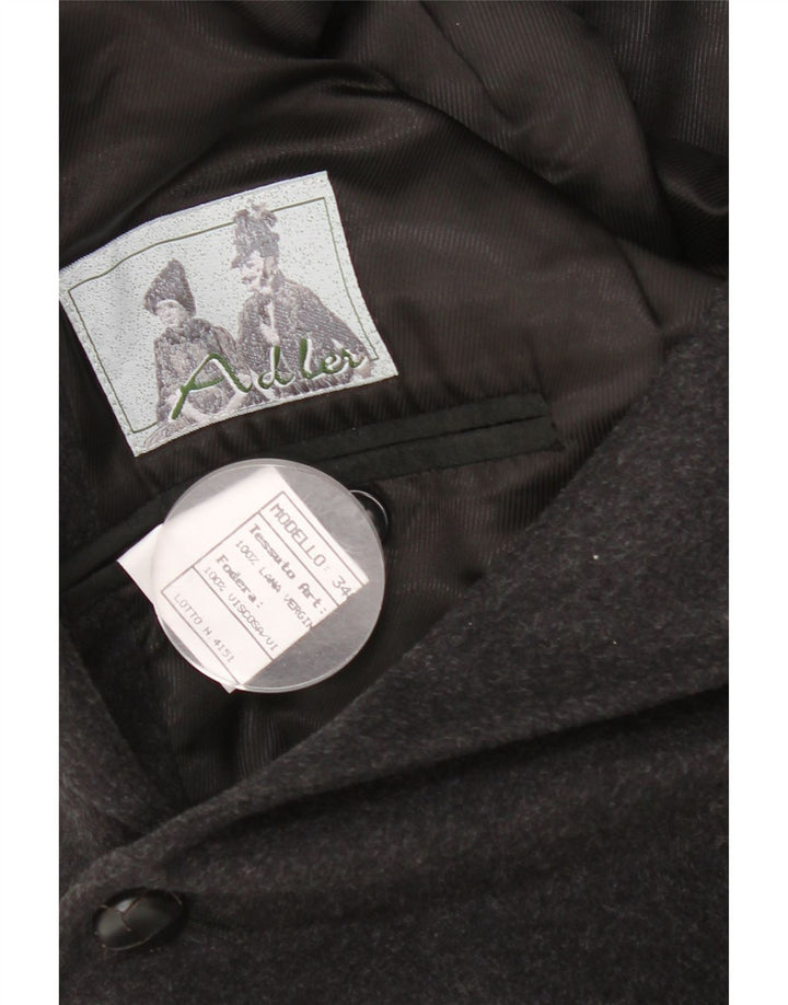 Adler Herren-Blazer mit 3 Knöpfen, EU 54, 2XL, graue Schurwolle