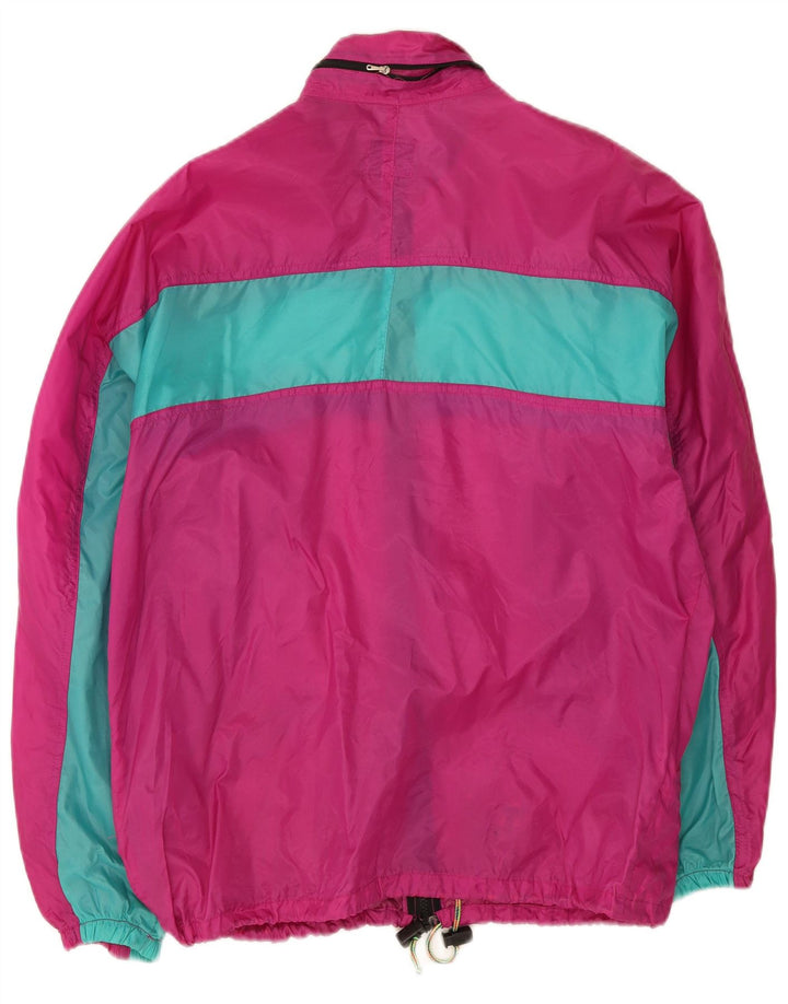 Aesse Herren-Trainingsanzug, Oberteil, Jacke, klein, rosa, Farbblock-Polyamid,