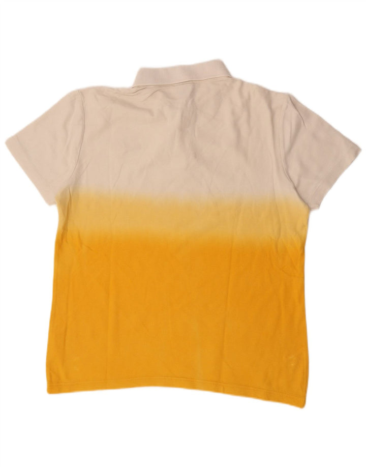 Puma Herren-Poloshirt aus mittelweißer Colourblock-Baumwolle