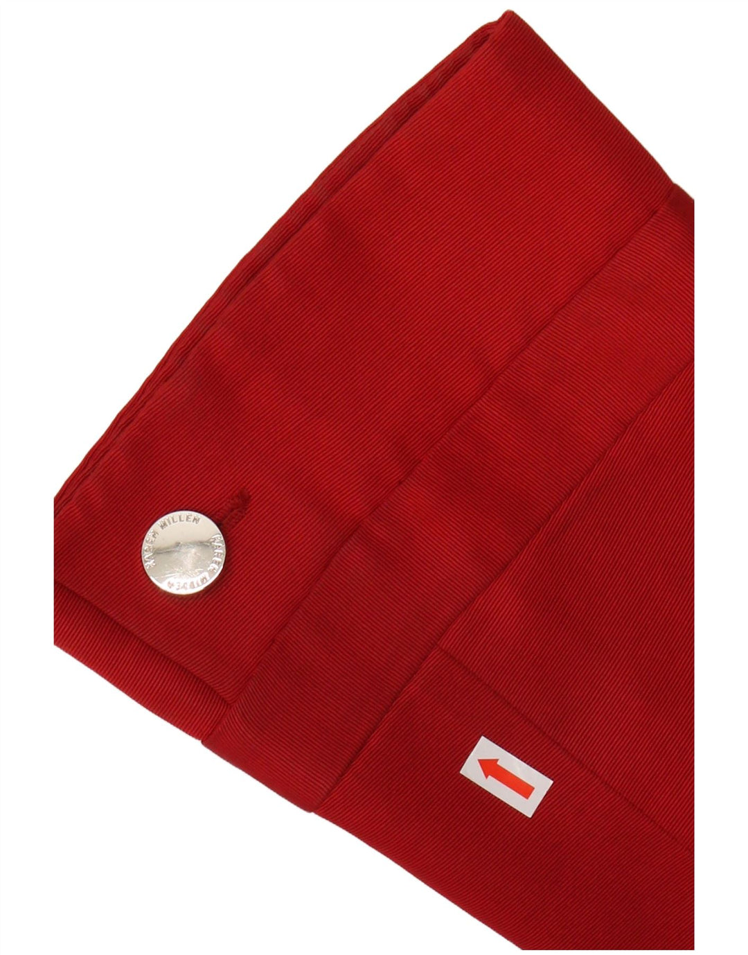 KAREN MILLEN Damen-Mantel mit 3/4-Ärmeln, UK 10, Größe S, rote Baumwolle