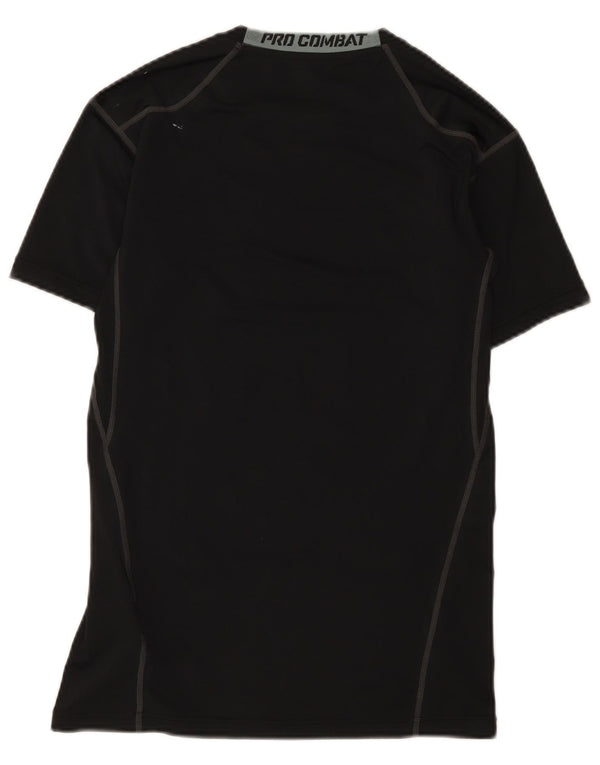 Nike Damen Dri Fit Graphic T-Shirt Top UK 16 Large Schwarz Polyester
