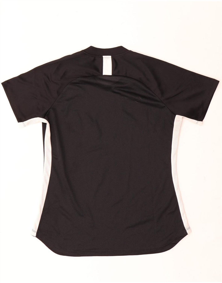 Nike Herren-Dri-Fit-Trainingsanzug-Oberteil, Mittelschwarz, Farbblock