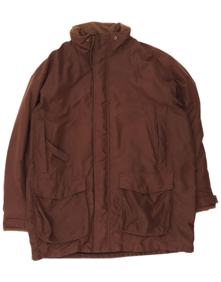 Musto Herren-Windbreaker-Mantel UK 44 2XL Braunes Polyester