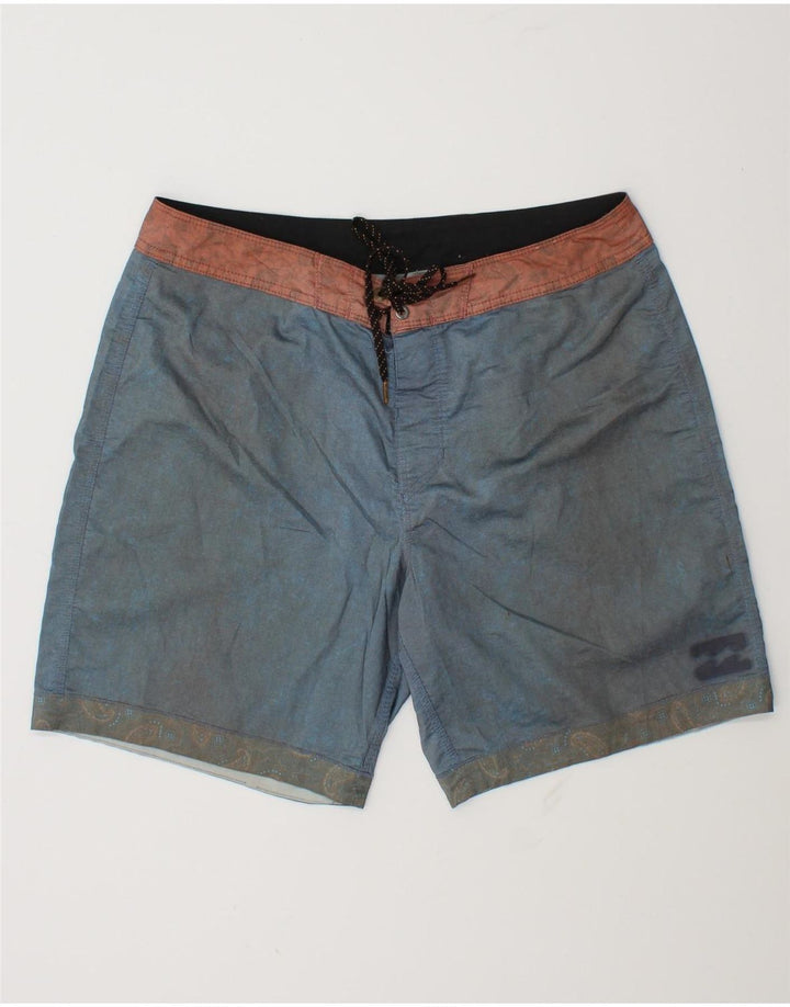 Billabong Herren-Badeshorts aus mittelblauer Baumwolle