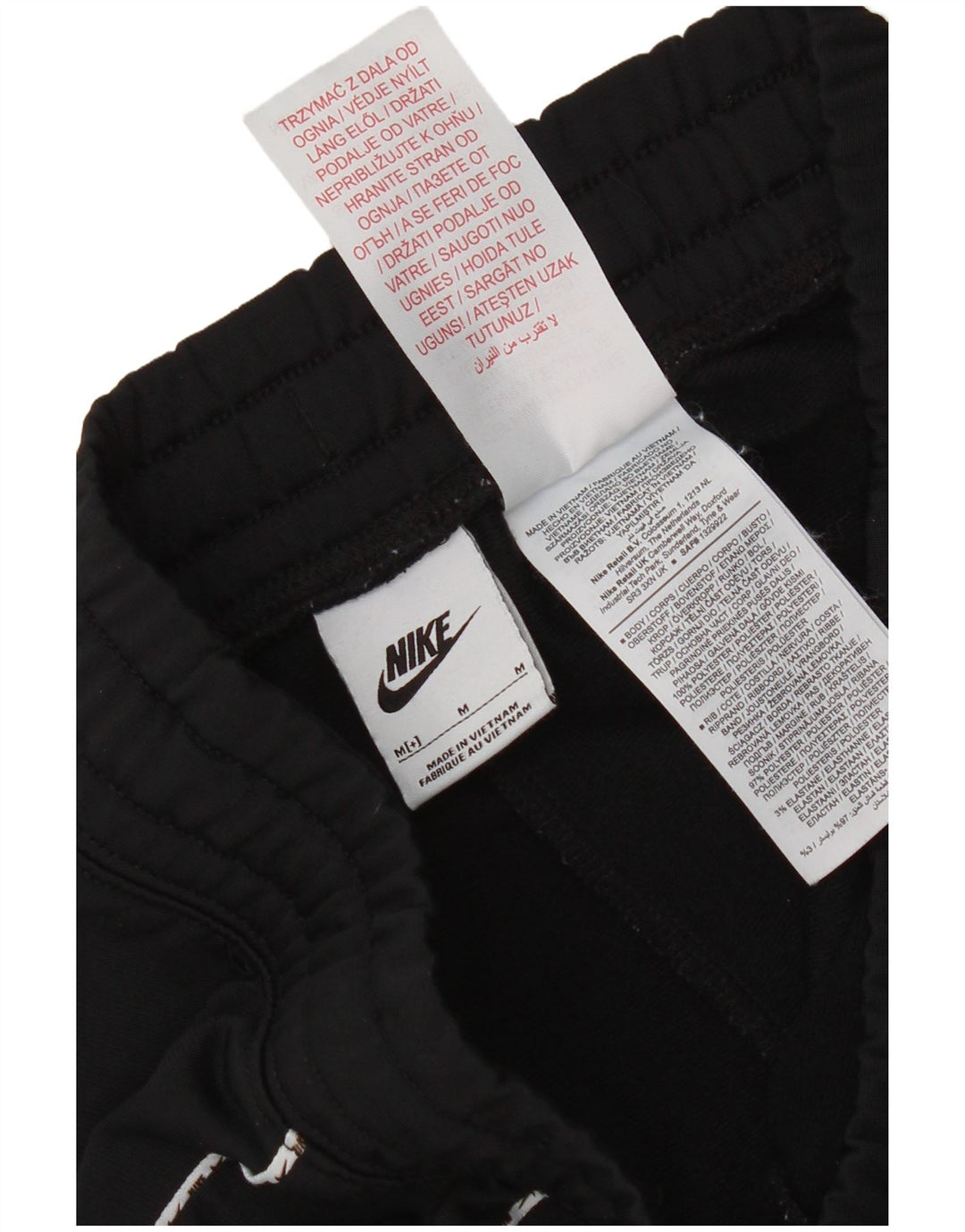 Nike Mädchen-Trainingsanzug, 10–11 Jahre, mittleres schwarzes Polyester
