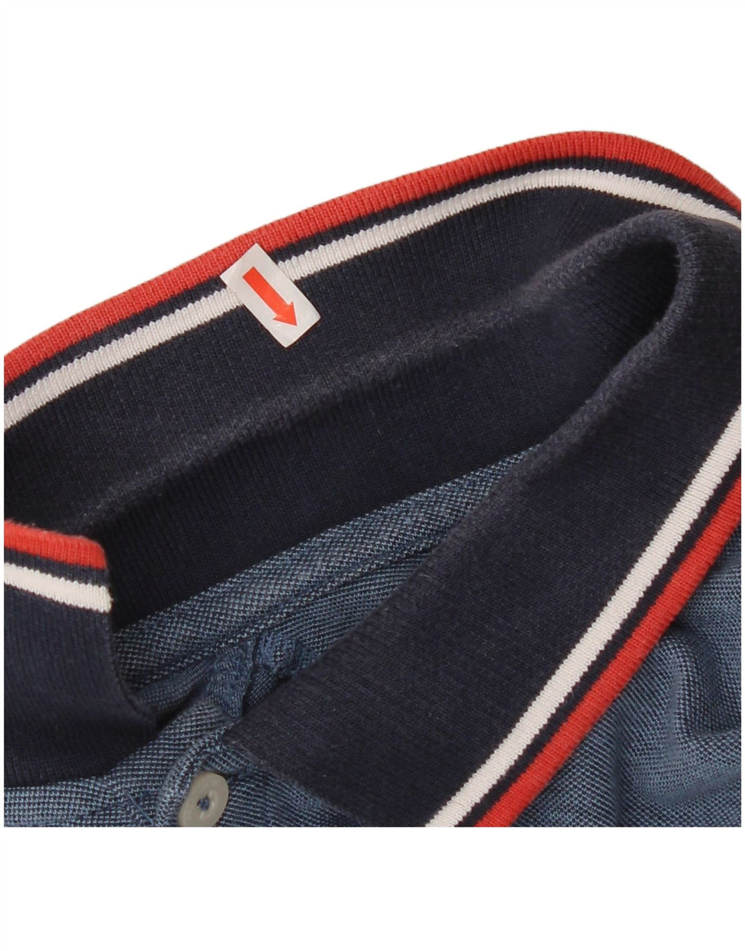 Jack & Jones Herren-Poloshirt aus mittelblauer Colourblock-Baumwolle
