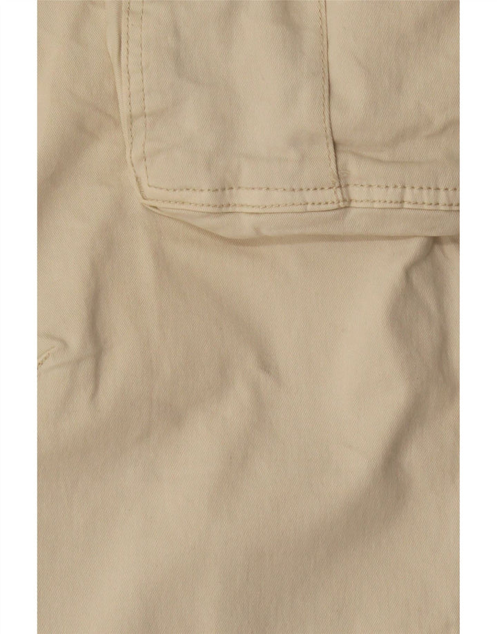 Gerade Cargohose für Herren von ZARA, EU 40, Größe M, W31, L27, Beige, Baumwolle
