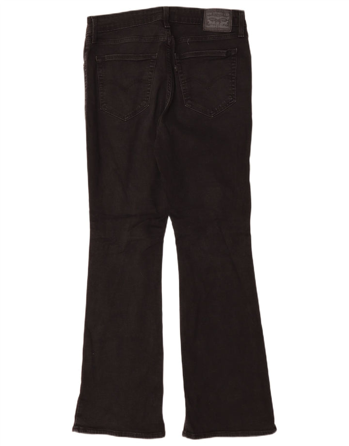 Levi's Damen 725 Bootcut-Jeans mit hohem Bund, W31 L30, schwarze Baumwolle