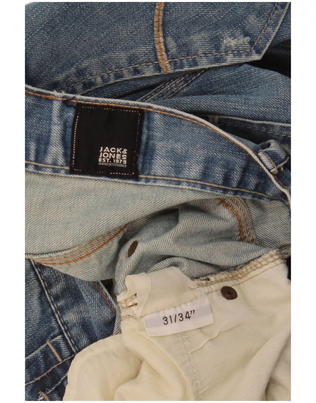 Jack & Jones Herren Straight Jeans W31 L30 Blau