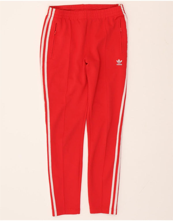 Adidas Trainingshose für Damen, UK 10, Größe S, Rot, Polyester