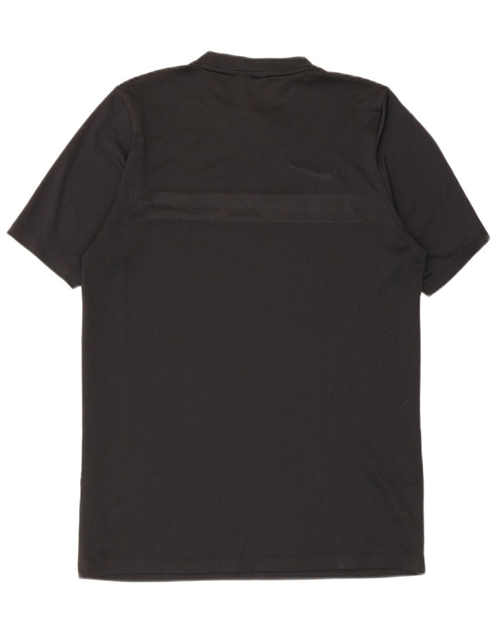 Nike Herren Dri Fit T-Shirt Top Medium Schwarz Farbblock