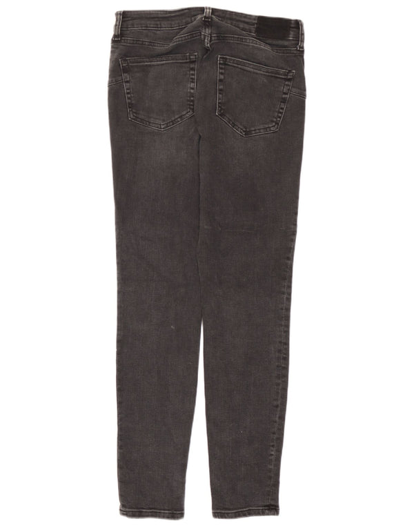Zara Damen Skinny Jeans EU 38 Small W28 L28 Graue Baumwolle