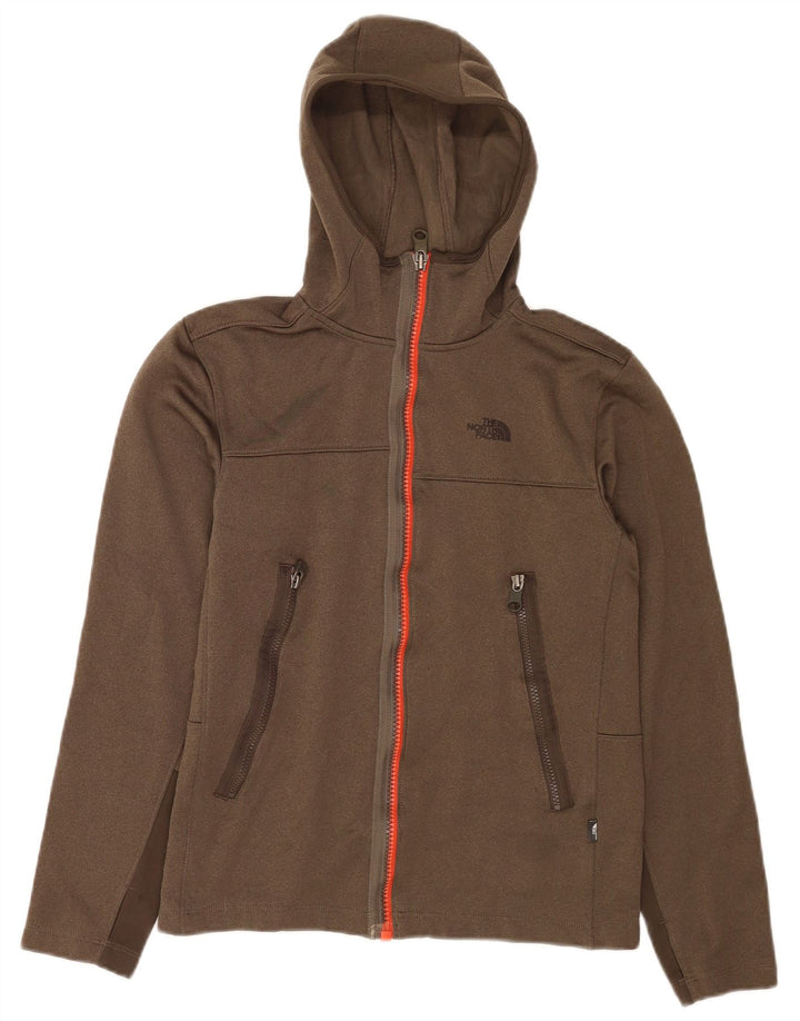 The North Face Damen-Kapuzenpullover mit Reißverschluss, UK 10, Größe S, Khaki, Polyester