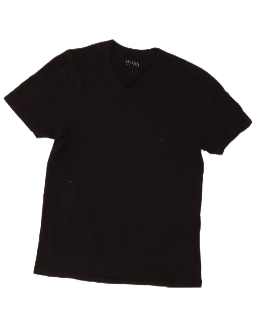 Hugo Boss Herren T-Shirt Top Small Schwarz Baumwolle