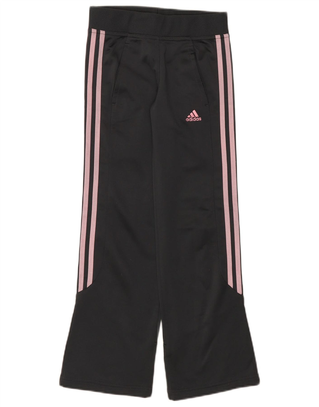 Adidas Mädchen-Trainingshose, 9–10 Jahre, graues Polyester
