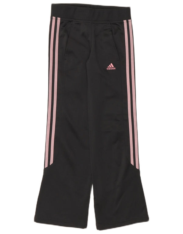Adidas Mädchen-Trainingshose, 9–10 Jahre, graues Polyester