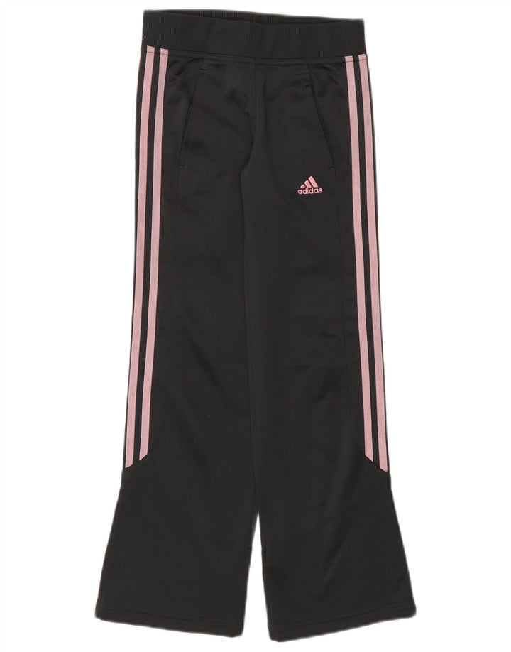 Adidas Mädchen-Trainingshose, 9–10 Jahre, graues Polyester