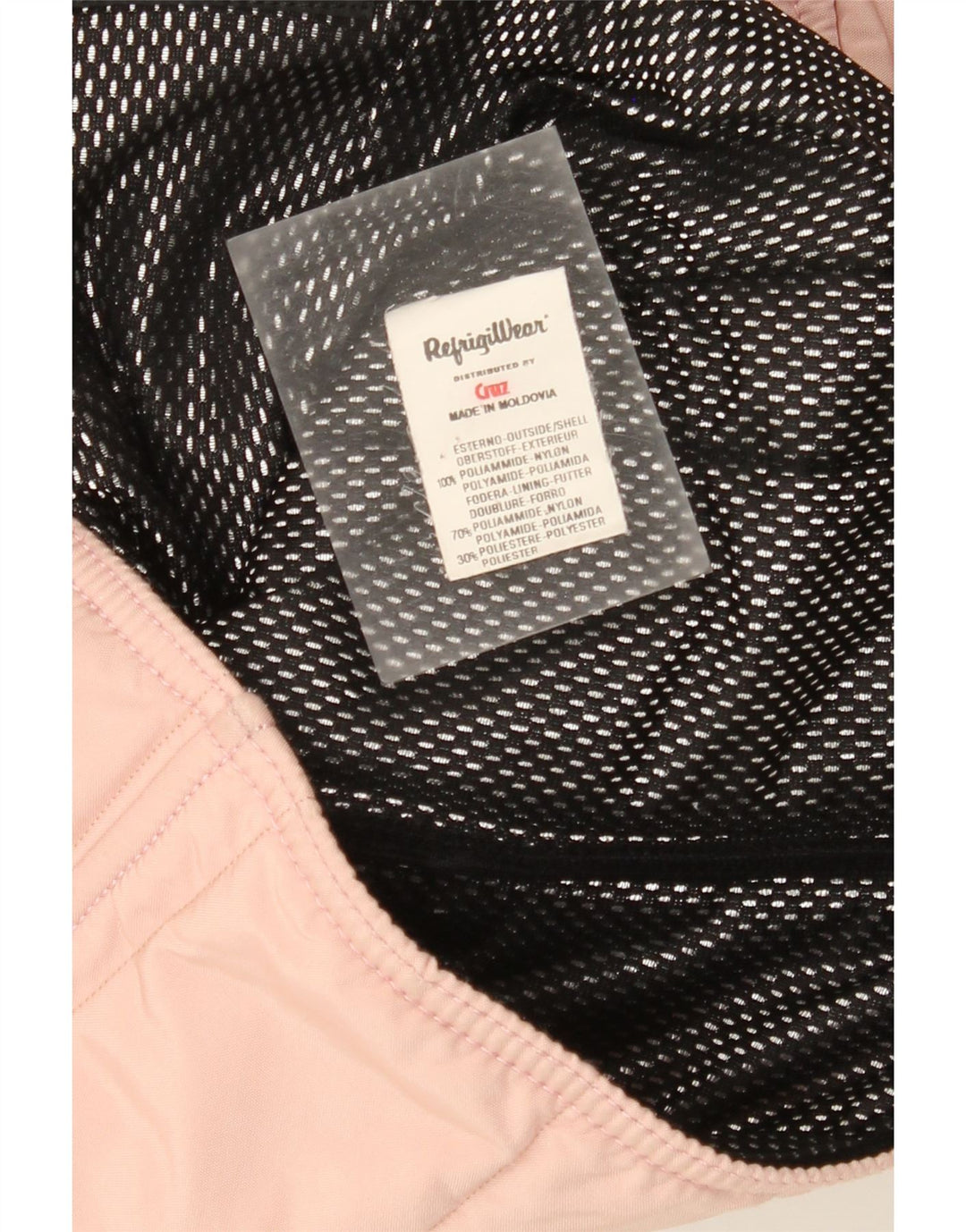 Refrigiwear Wattierte Damenjacke UK 16 Large Pink Nylon