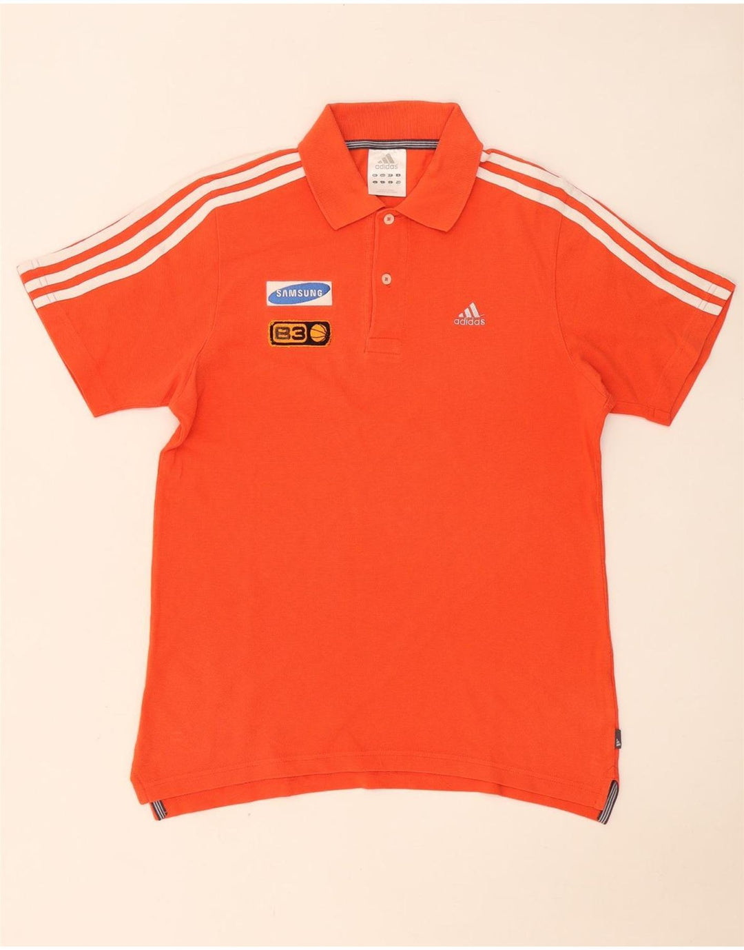 Adidas Herren Poloshirt Small Orange Baumwolle