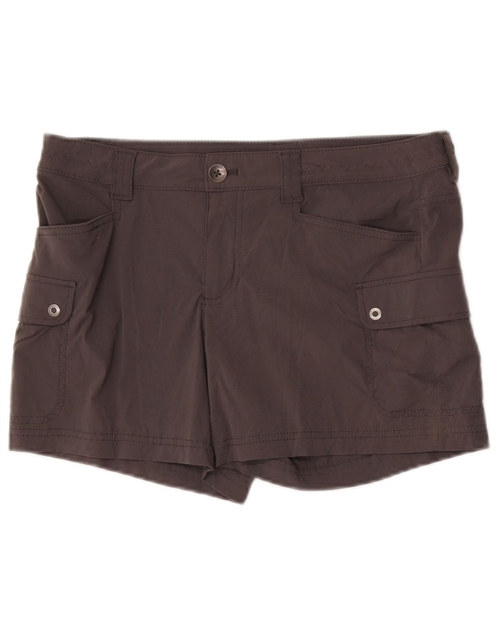 Eddie Bauer Damen Cargoshorts US 8 Medium W32 Graues Nylon