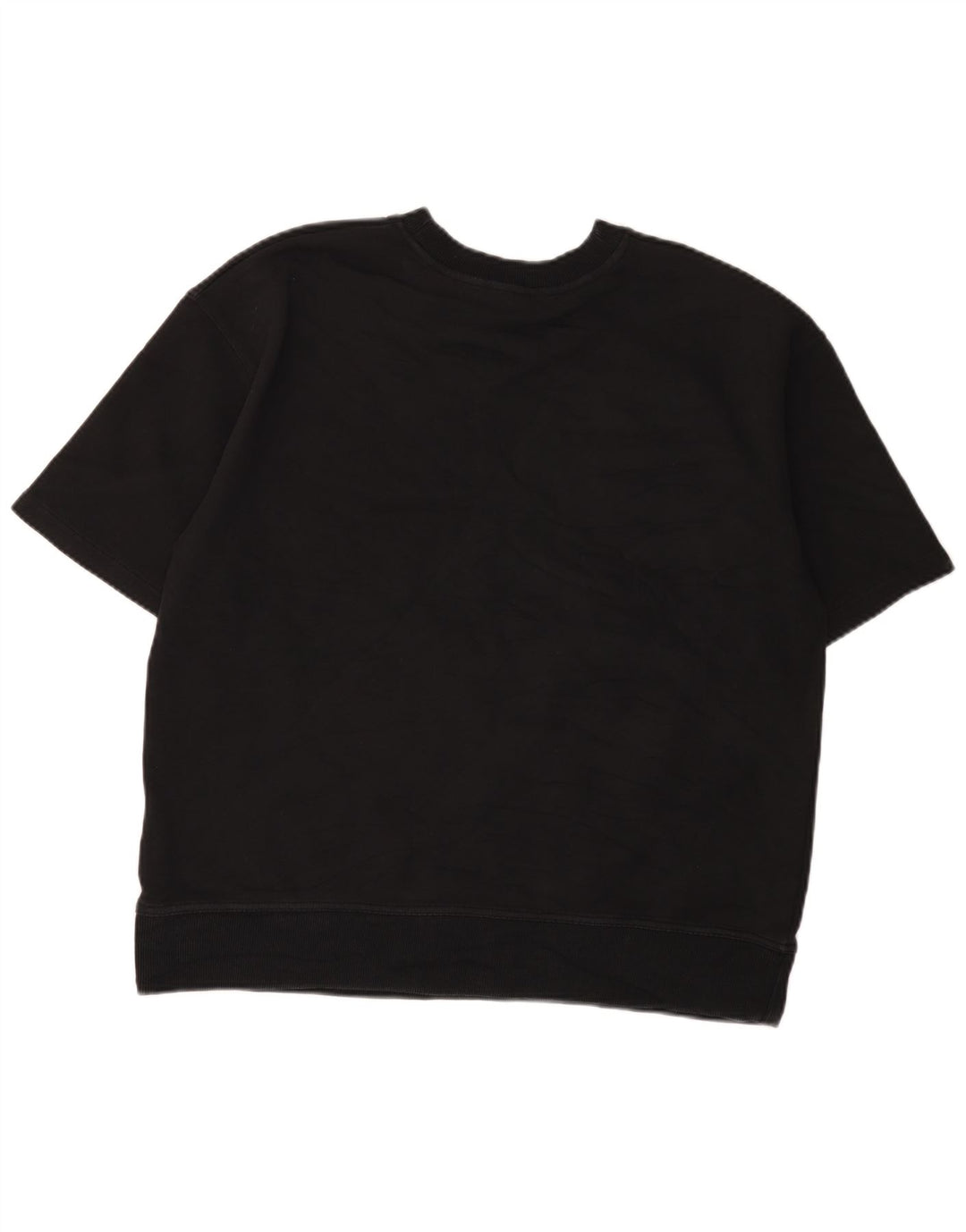 Zara Herren T-Shirt Top Small Schwarz Baumwolle