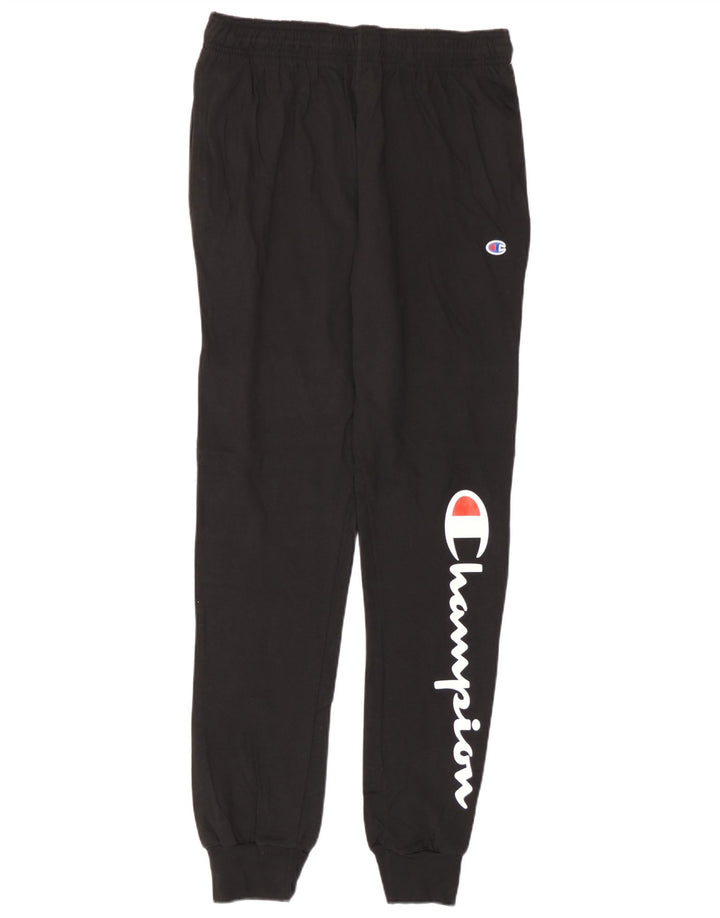 Champion Herren-Trainingshose mit Grafik, mittelschwarz, Baumwolle